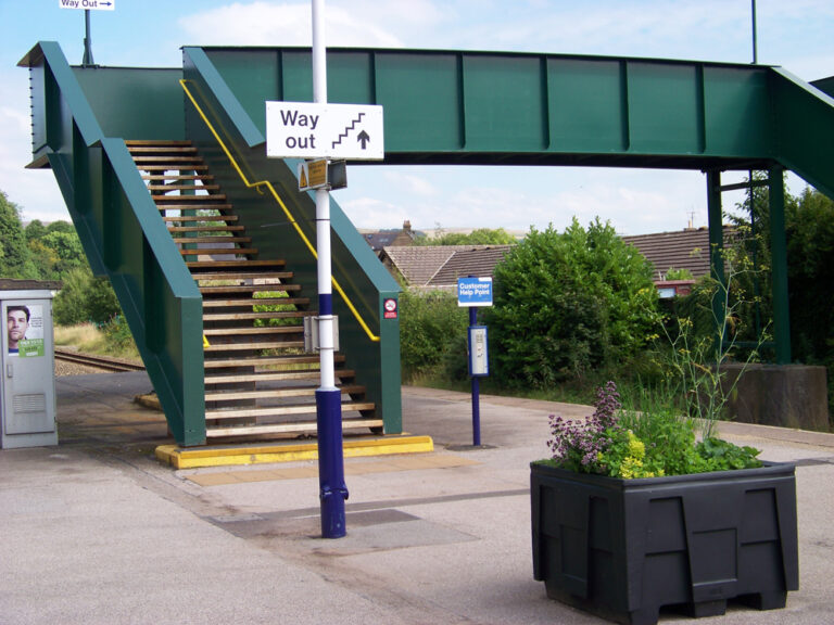 Chinley station footbridge