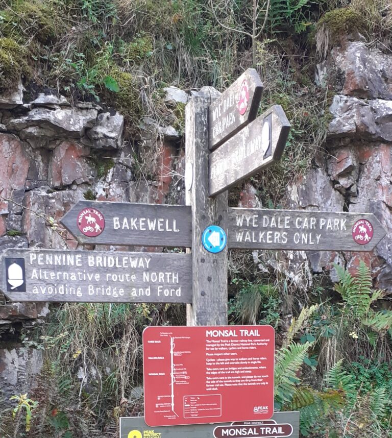 Monsal Dale Signpost