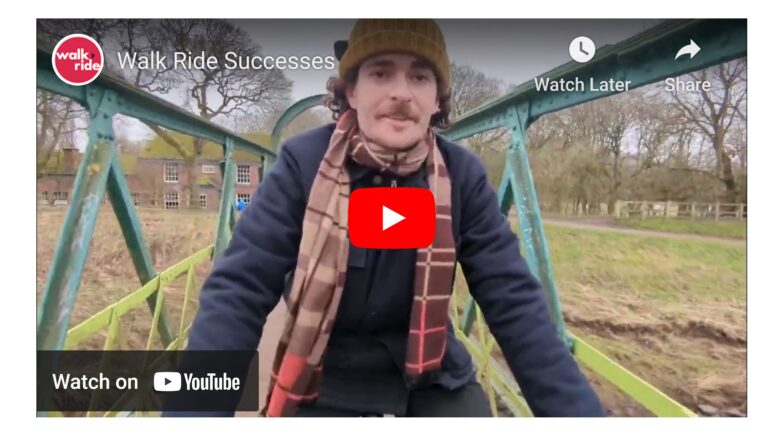 Walk and ride campaign group video on YouTube
