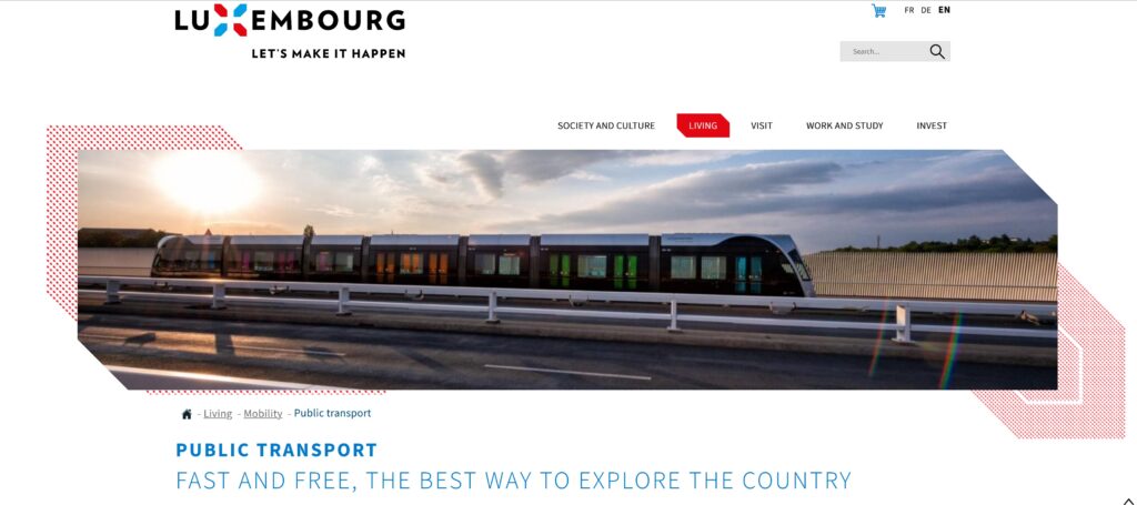 Free public transport in Luxemburg