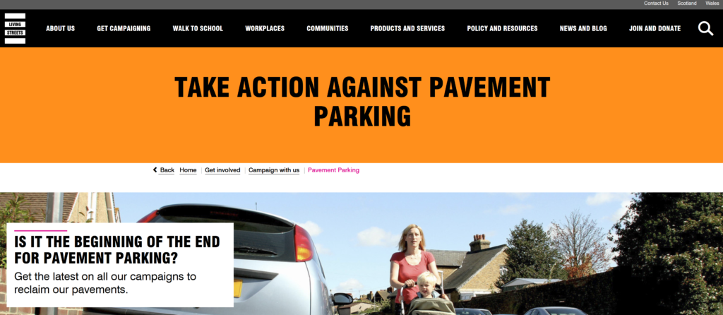 Living Streets Pavement Parking