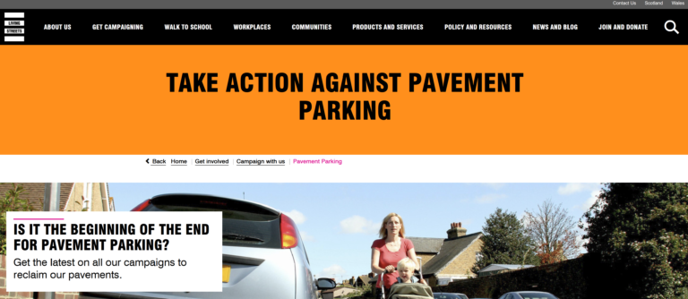 Living Streets Pavement Parking