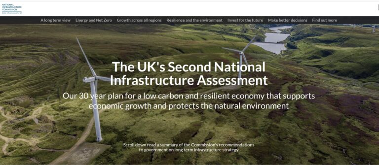 Front cover National Infrastructure Commission 2023