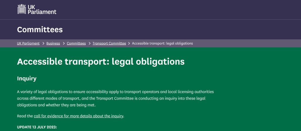 legal obligations for access