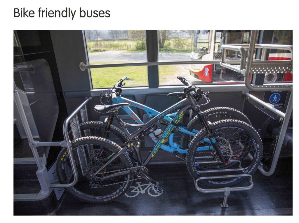 Bike friendly bus racks