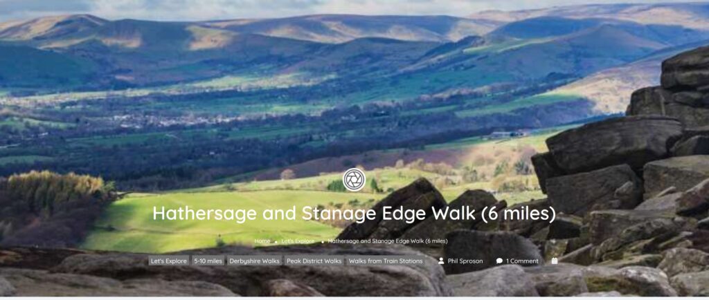 Picture of hills near Hathersage